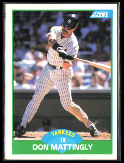 Don Mattingly 1989 Score