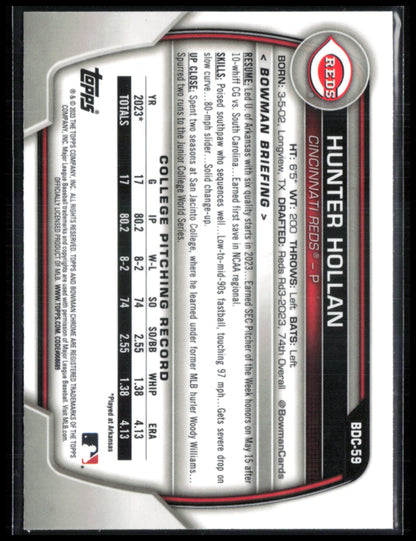 Hunter Hollan 1st Bowman Sky Blue