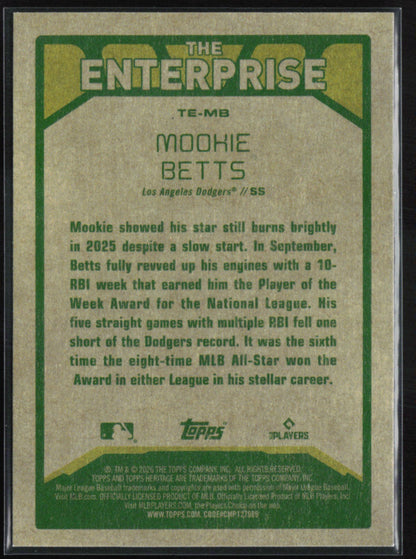 Mookie Betts The Enterprise
