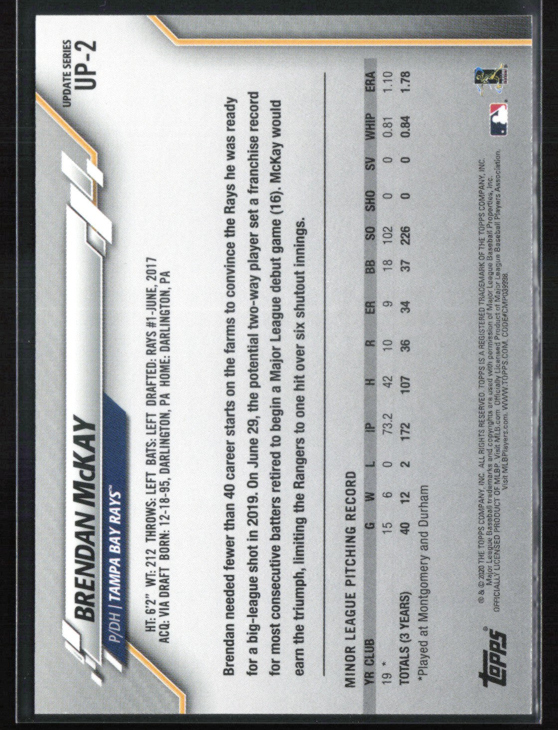 Brendan McKay RC