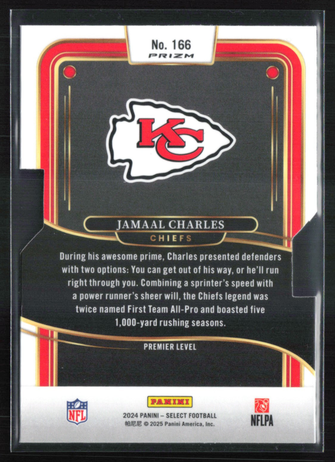 Jamaal Charles Silver Die-Cut