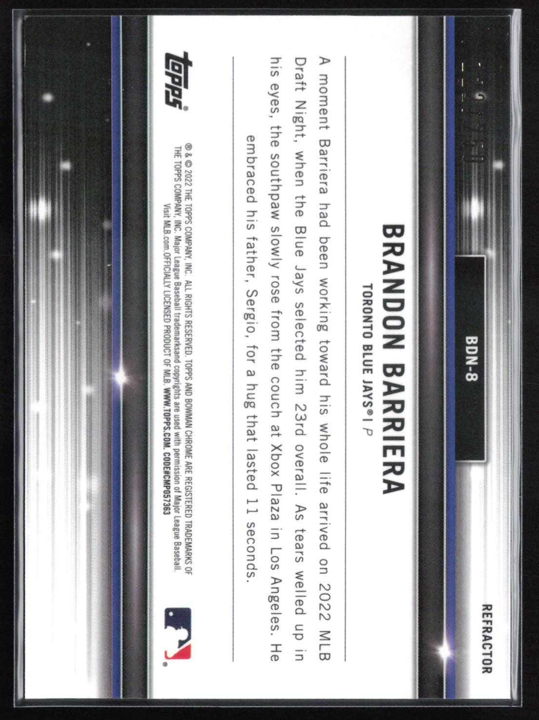 Brandon Barriera Draft 2022