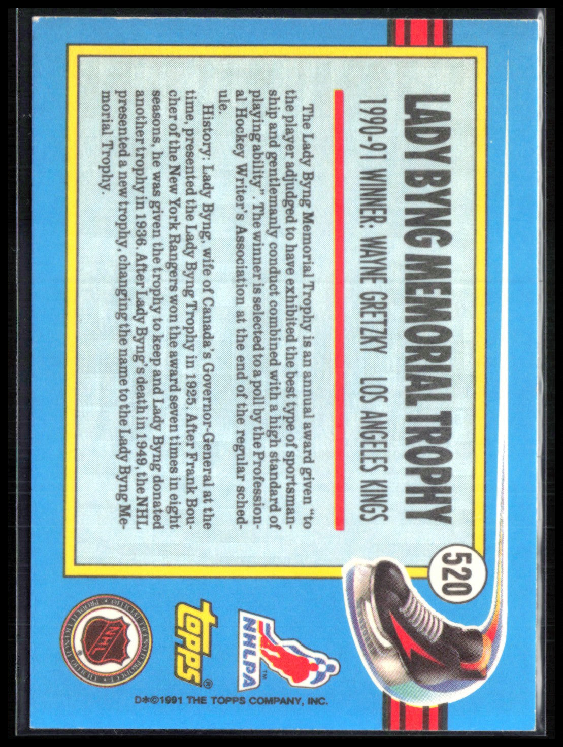 Wayne Gretzky 1991 Topps