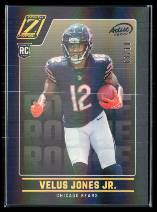 Velus Jones Jr. RC /10 Artist Proof 2022 Zenith