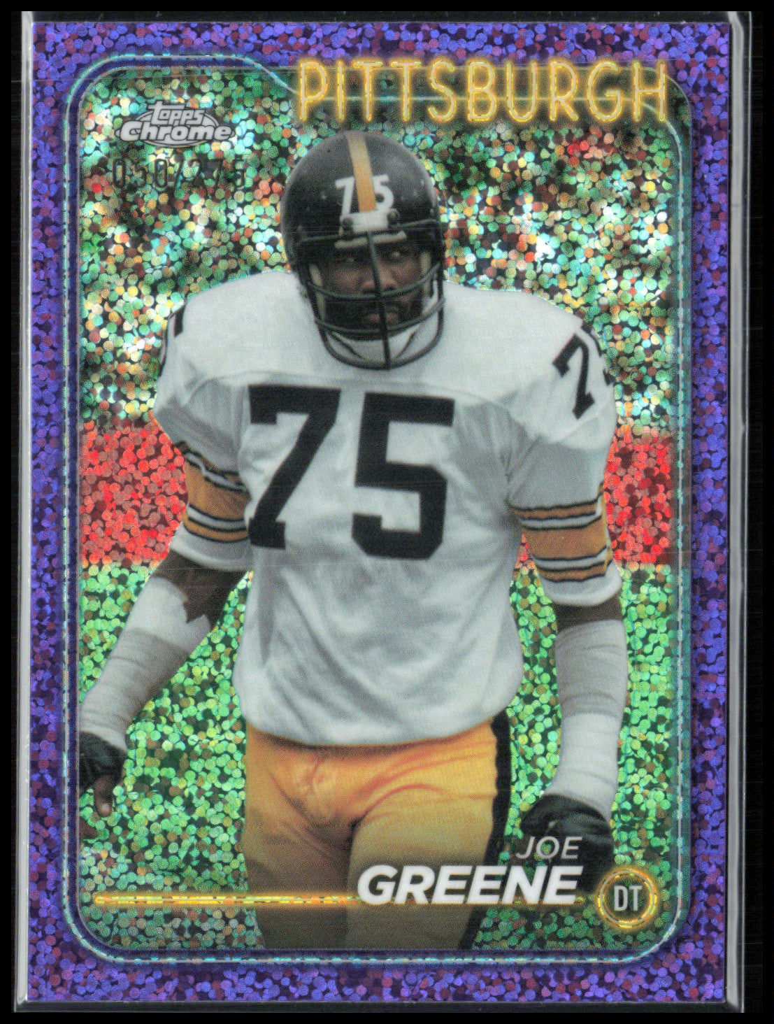 Joe Greene Purple Mini Diamond /250