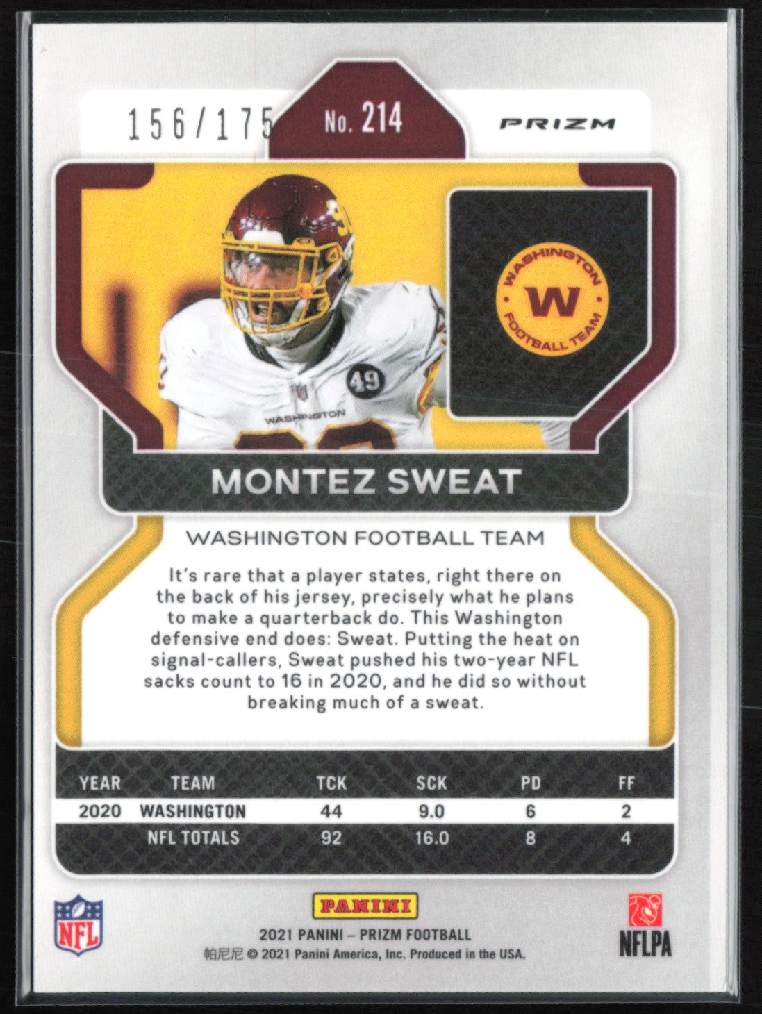 Montez Sweat Hyper /175