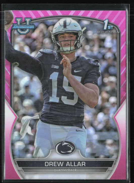 Drew Allar 1st Bowman Pink