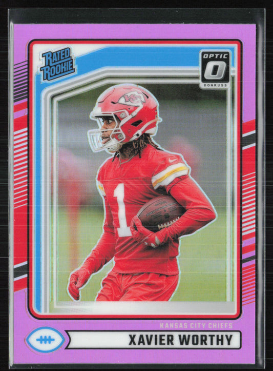 Xavier Worthy RC Pink Holo