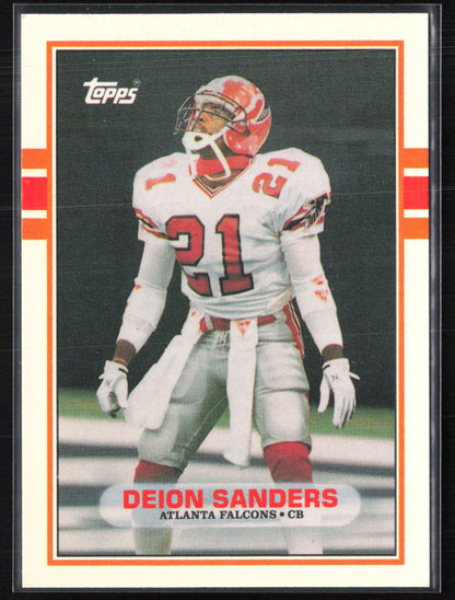 Deion Sanders 1989 Topps Traded