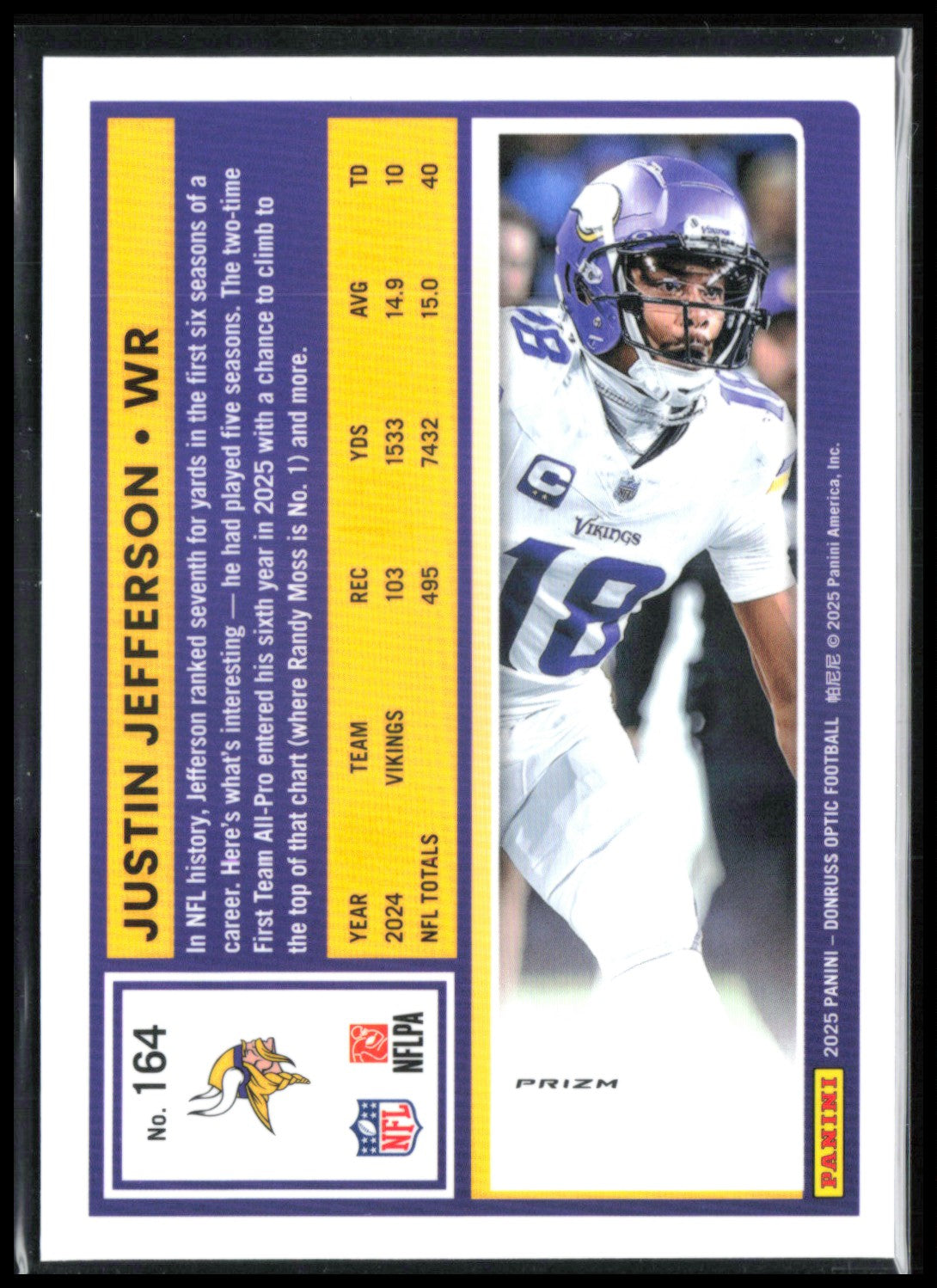 Justin Jefferson Stars Holo