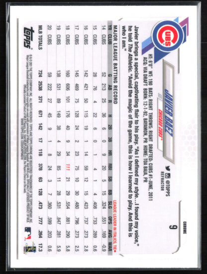 Javier Baez Refractor