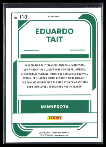 Eduardo Tait Prospect Black Donuts