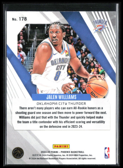Jalen Williams Teal Velocity