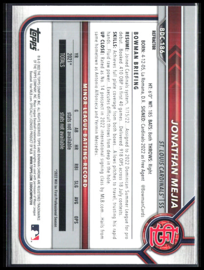Jonathan Mejia Refractor Prospect