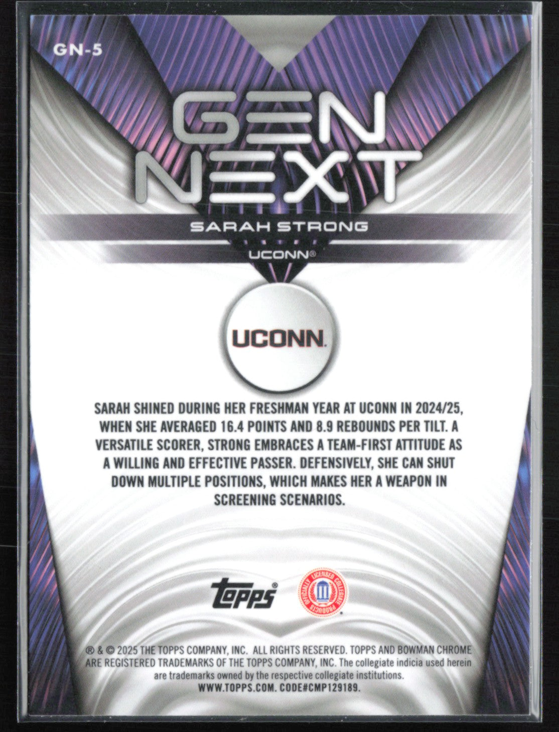 Sarah Strong Gen Next