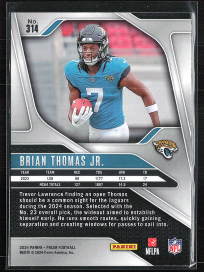 Brian Thomas Jr. RC 2024 Prizm