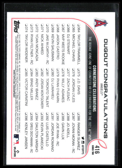 Dugout Congratulations