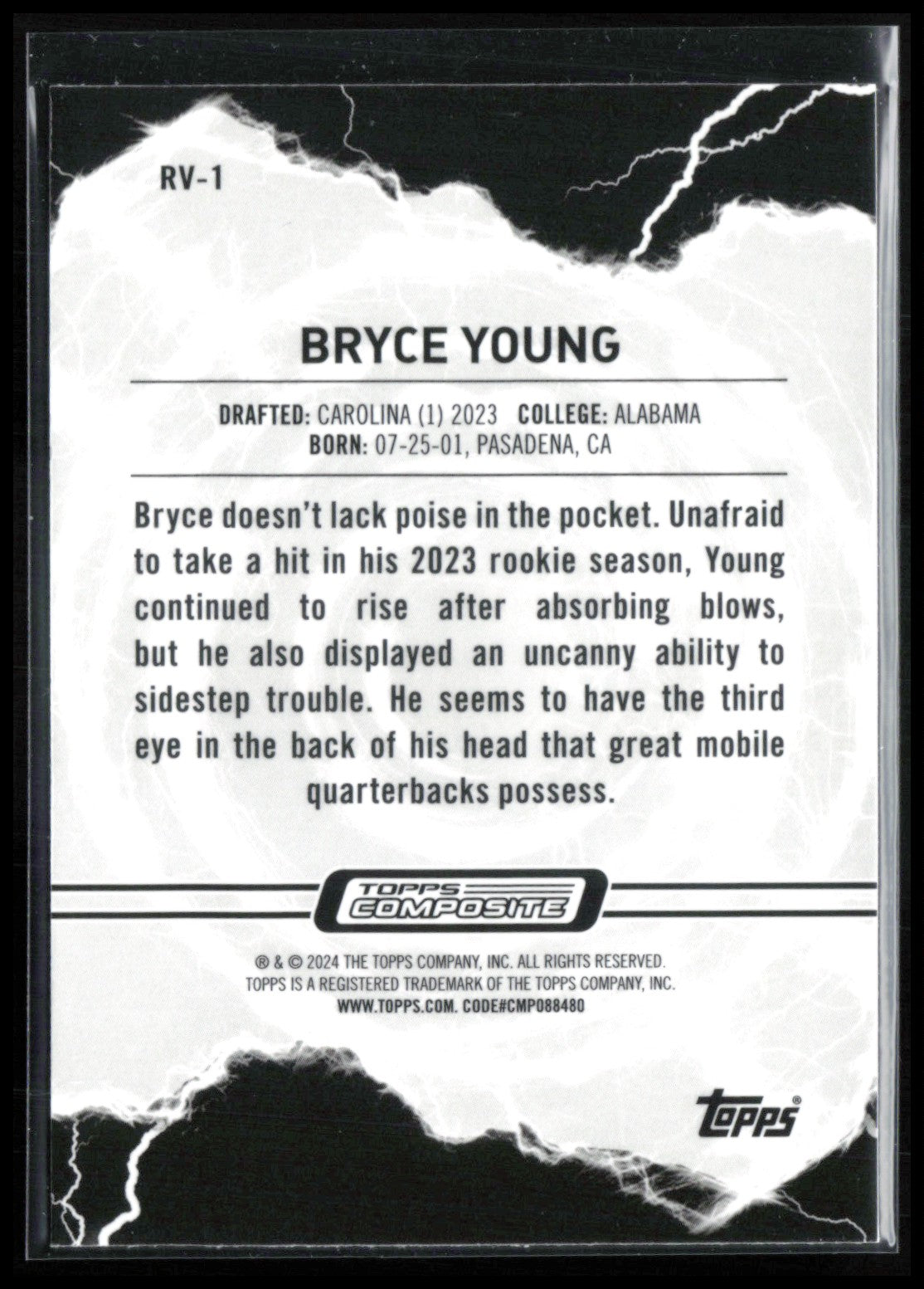 Bryce Young RC Voltaic X-Fractor Resurgence