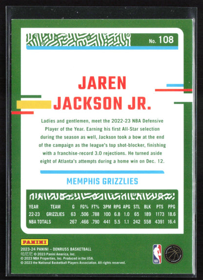 Jaren Jackson Jr. Green Laser
