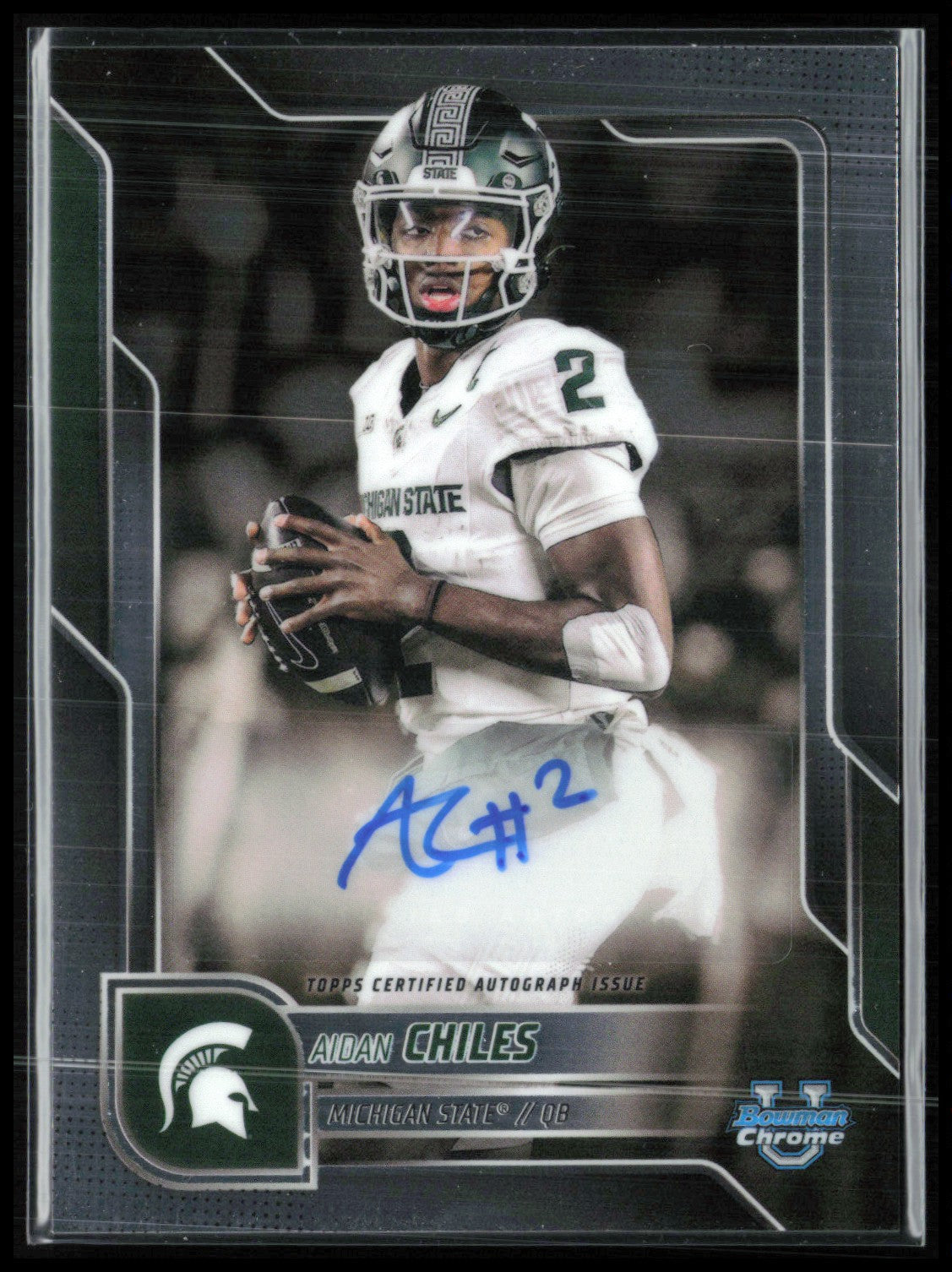 Aidan Chiles Auto 2025 Bowman U Chrome