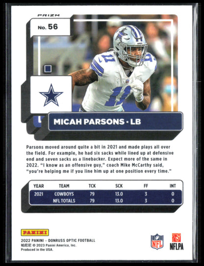 Micah Parsons Holo