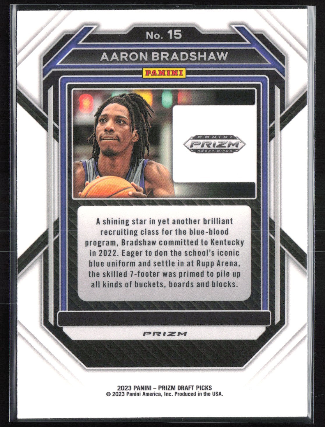 Aaron Bradshaw Green Prizm