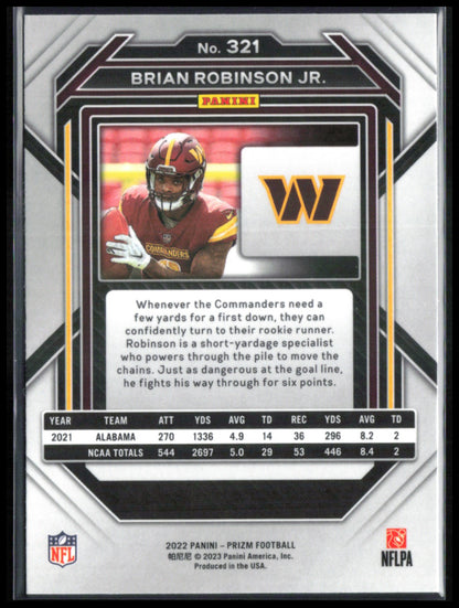 Brian Robinson Jr. RC