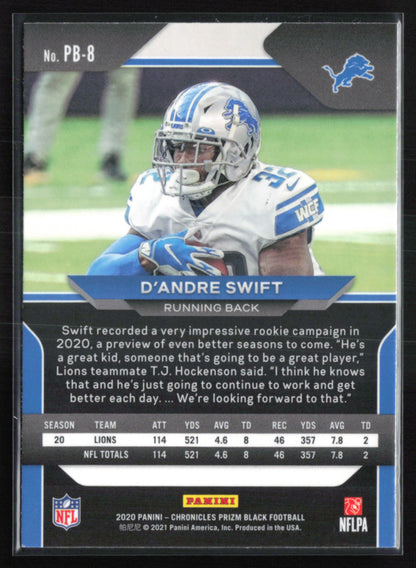 D'Andre Swift RC Prizm Black
