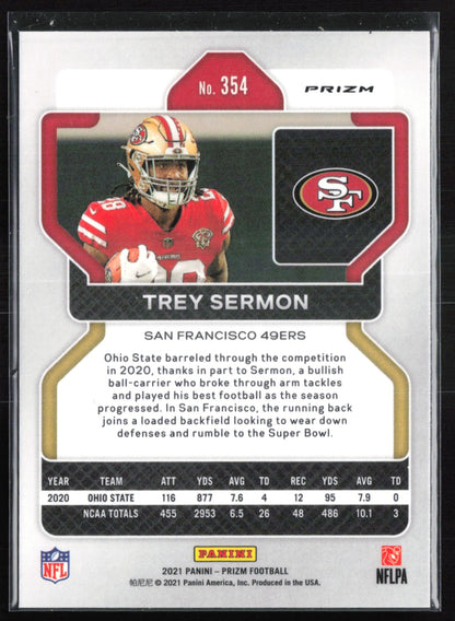 Trey Sermon RC Green