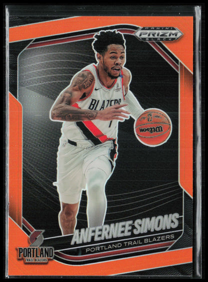Anfernee Simons Orange Prizm /49