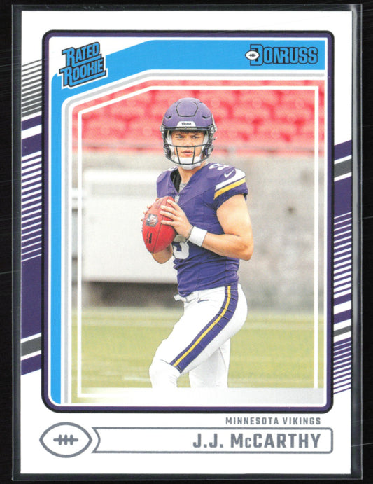J.J. McCarthy RC Rated Rookie