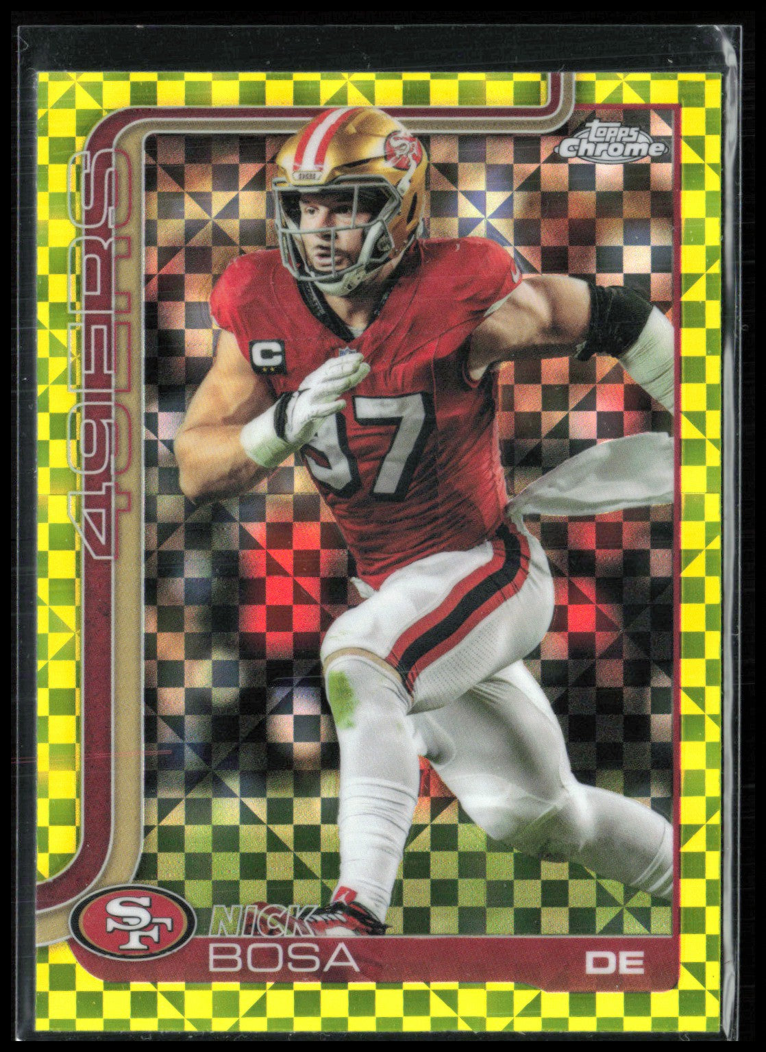 Nick Bosa Lime Green X-Fractor
