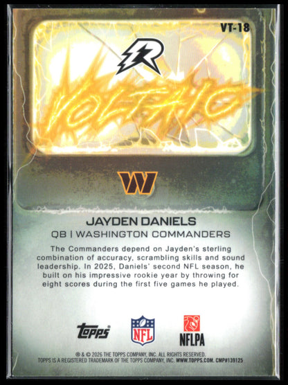 Jayden Daniels Voltaic Insert