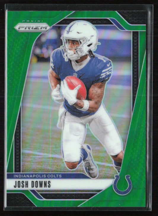 Josh Downs Green Prizm