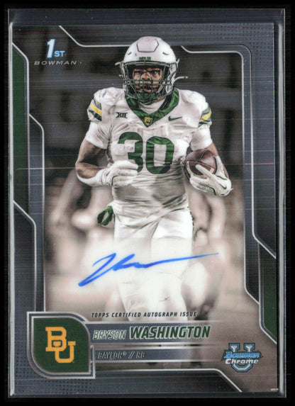 Bryson Washington 1st Bowman Auto