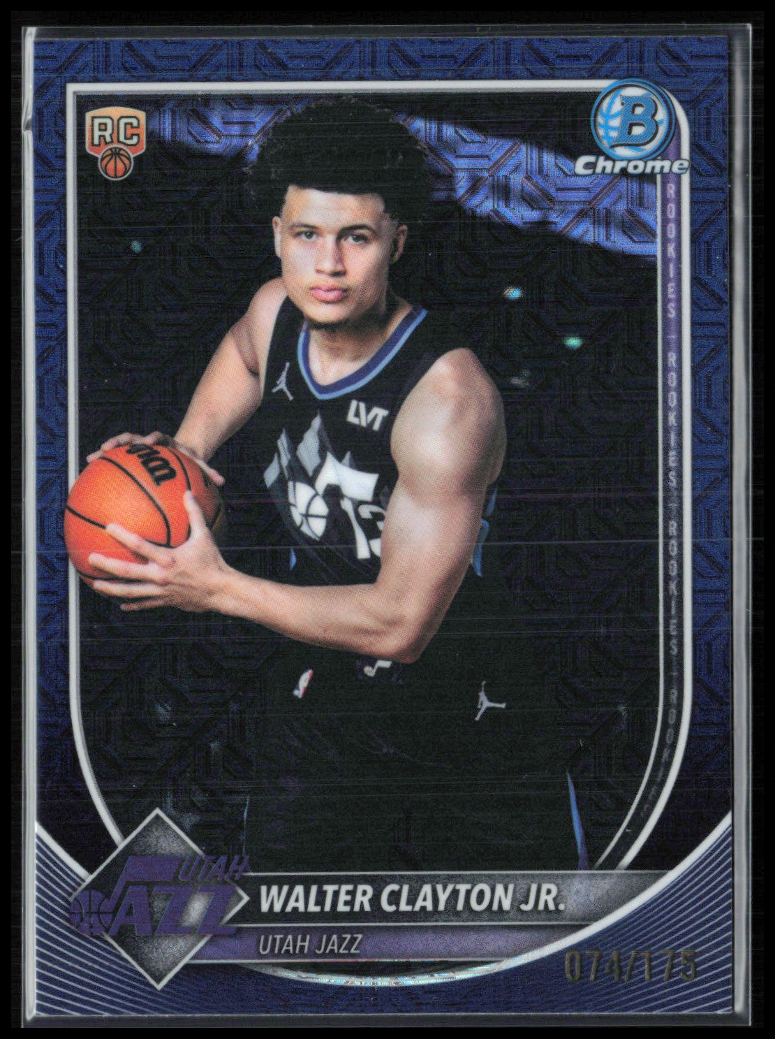 Walter Clayton Jr. RC Purple Mojo /175