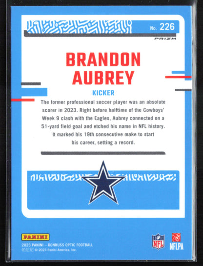 Brandon Aubrey RC Holo