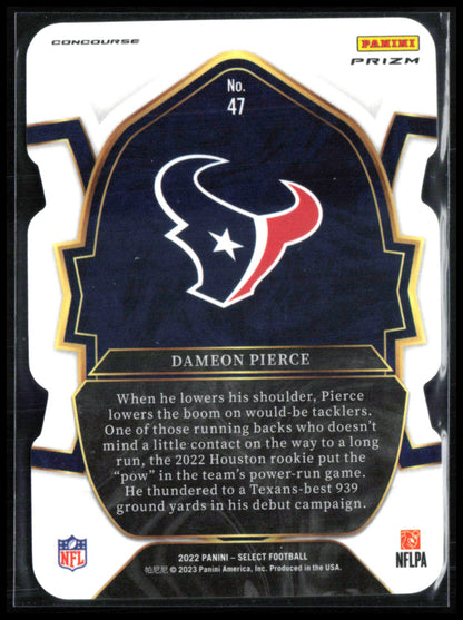 Dameon Pierce RC Black Green Die-Cut