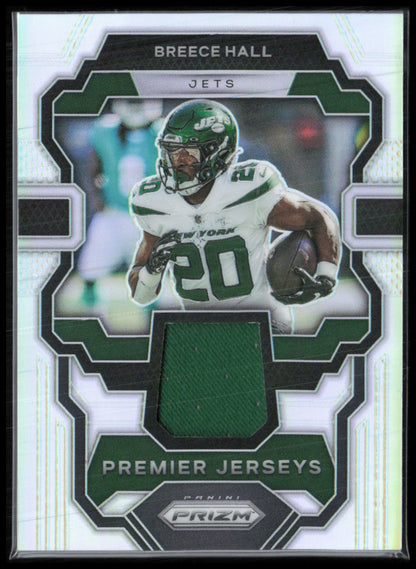 Breece Hall Silver Mem Premier Jerseys