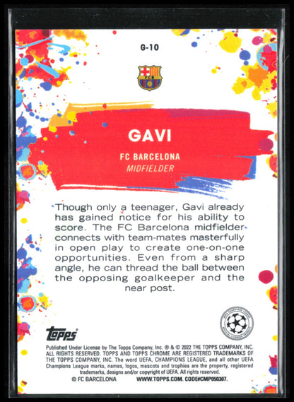 Gavi RC Golazo 2022 Topps Chrome Champions League