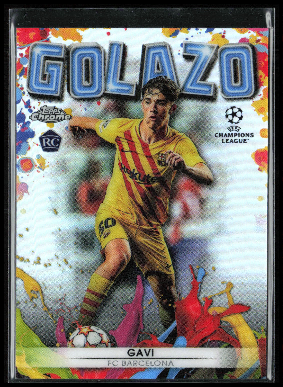 Gavi RC Golazo 2022 Topps Chrome Champions League