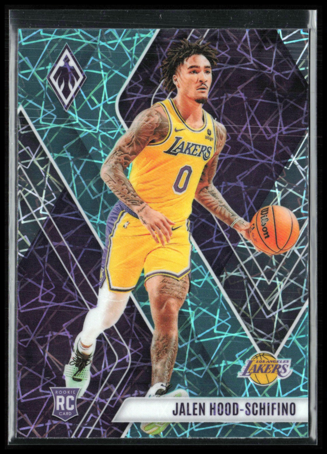 Jalen Hood-Schifino RC Teal Velocity