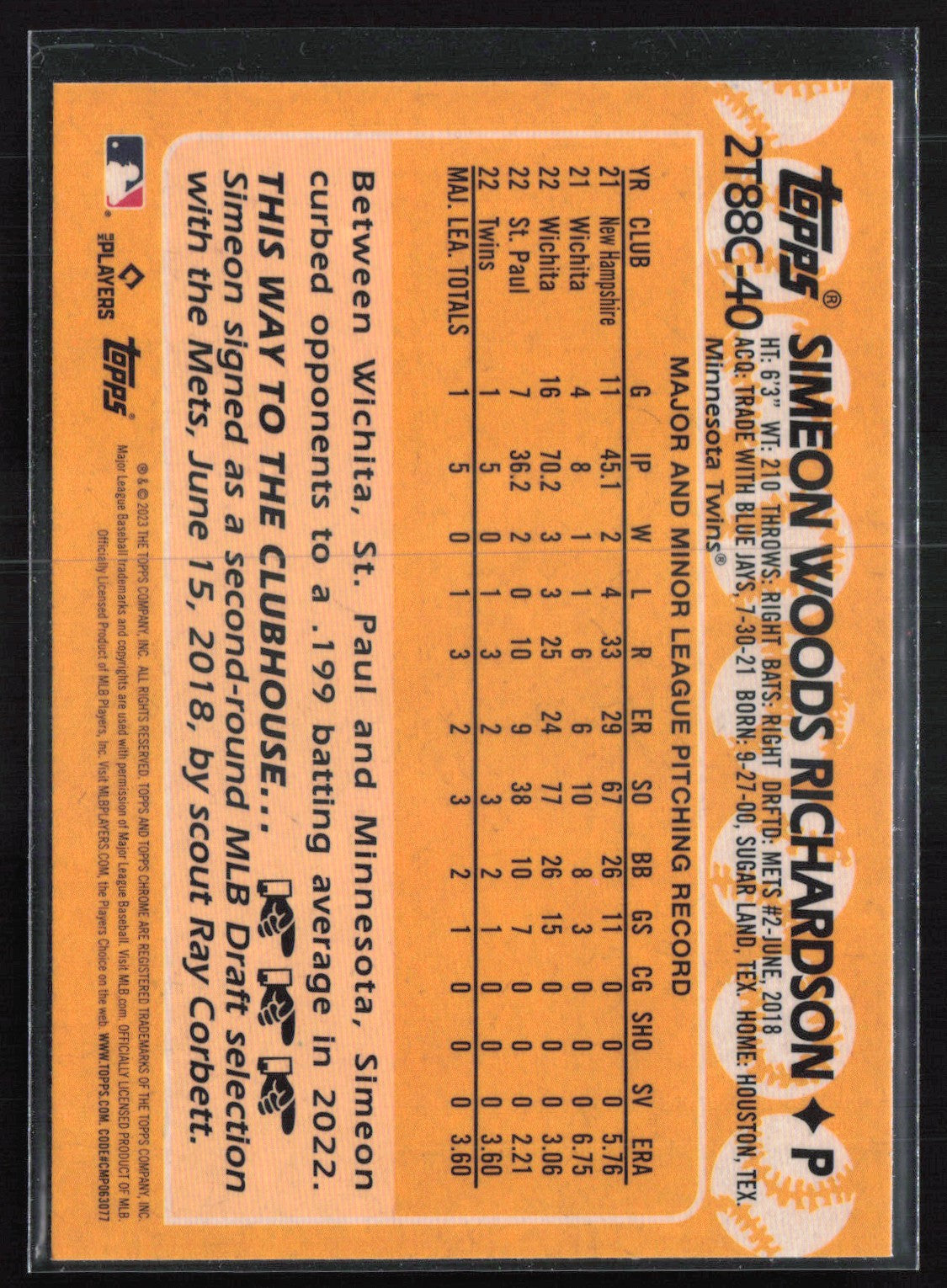 Simeon Woods Richardson RC Mojo