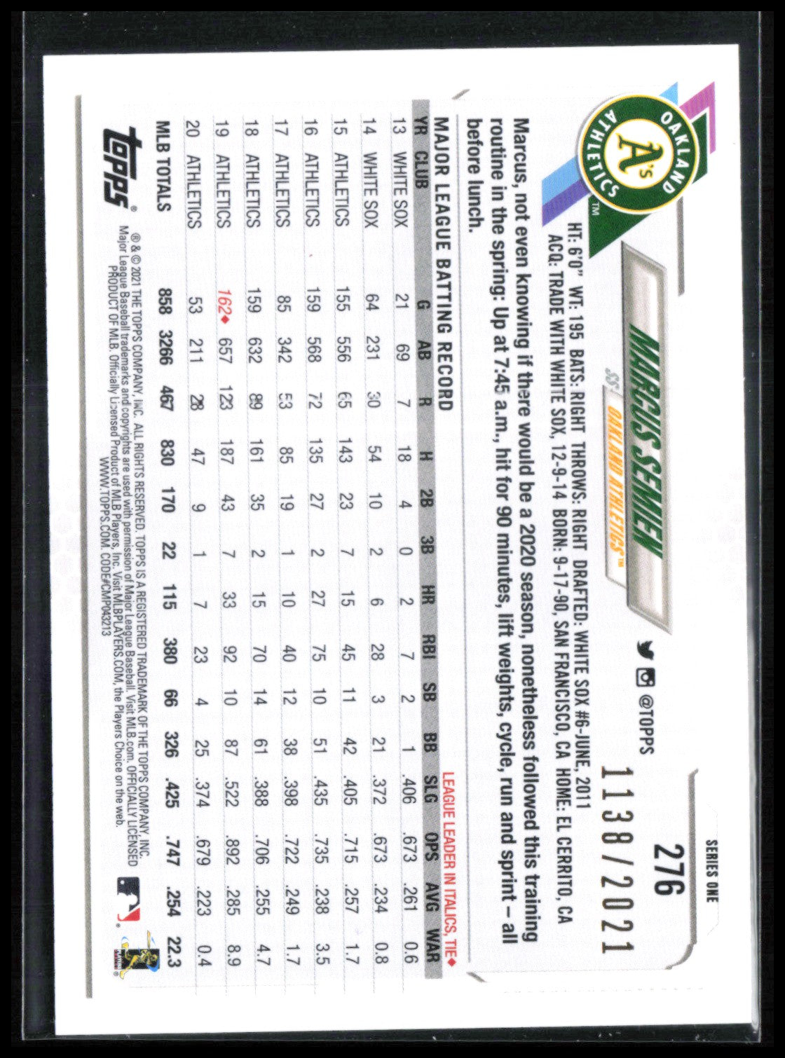 Marcus Semien /2021