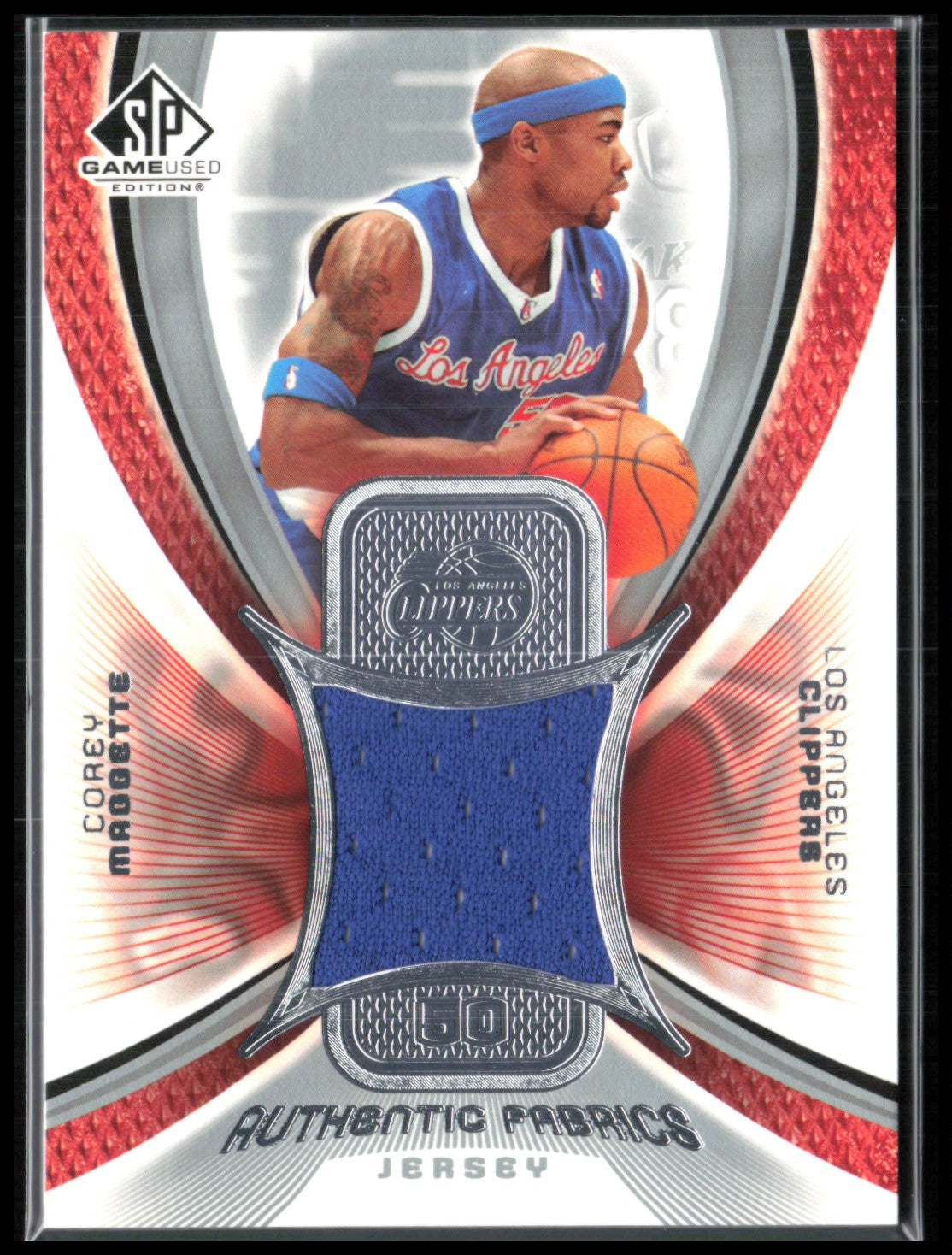 Corey Maggette Game-Used Jersey