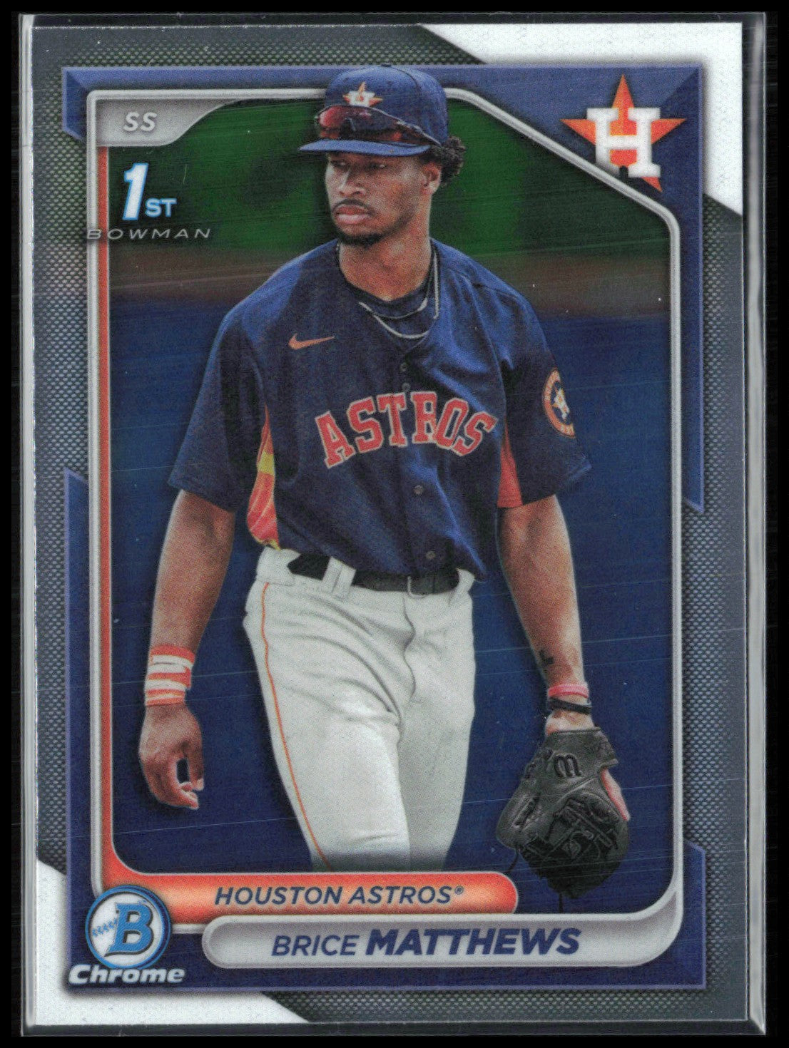 Brice Matthews 1st Bowman Chrome