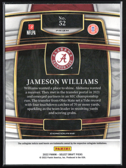 Jameson Williams RC Red Lazer