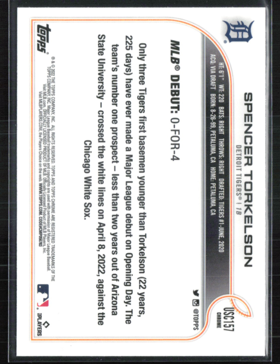 Spencer Torkelson RC