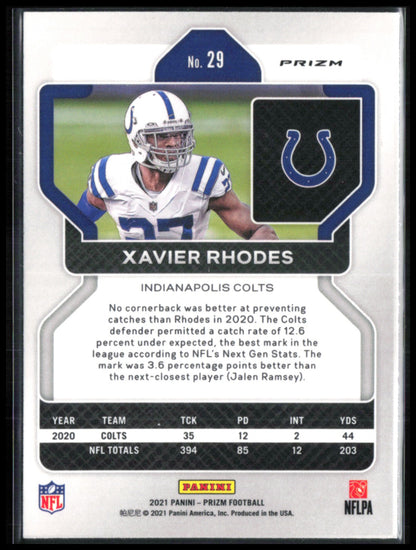 Xavier Rhodes Red Ice