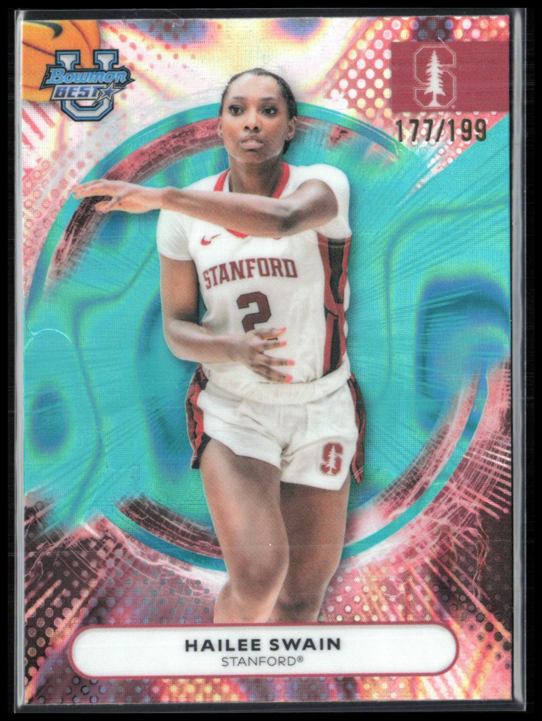 Hailee Swain /199 Aqua Refractor
